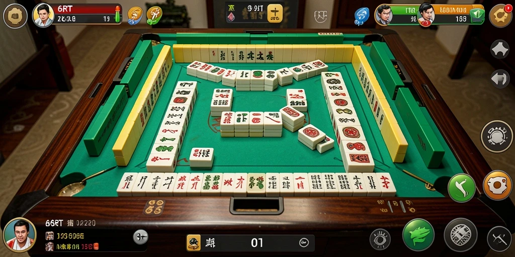 Screenshot gameplay Mahjong yang menarik dan penuh warna dari 6RT.