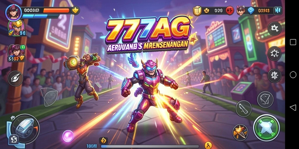 Tampilan gameplay seru dan menantang di 777AG.