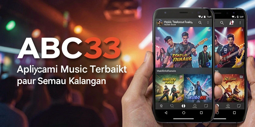 Tangkapan layar ABC33 menampilkan pengguna menikmati fitur karaoke dengan lagu favorit mereka.