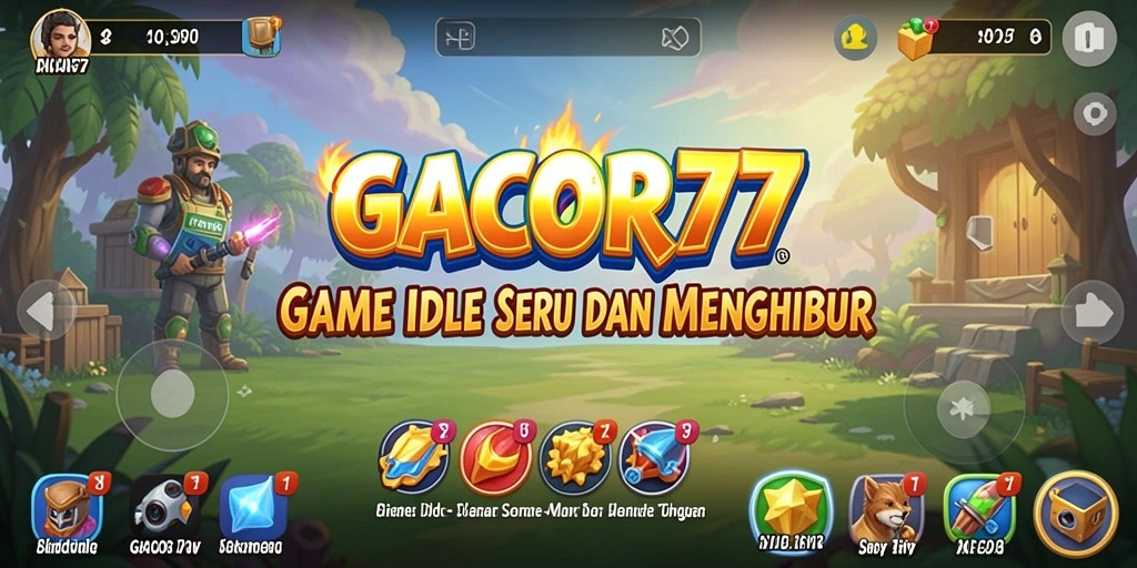 Tampilan gameplay <strong>GACOR77</strong> yang menarik dan interaktif.