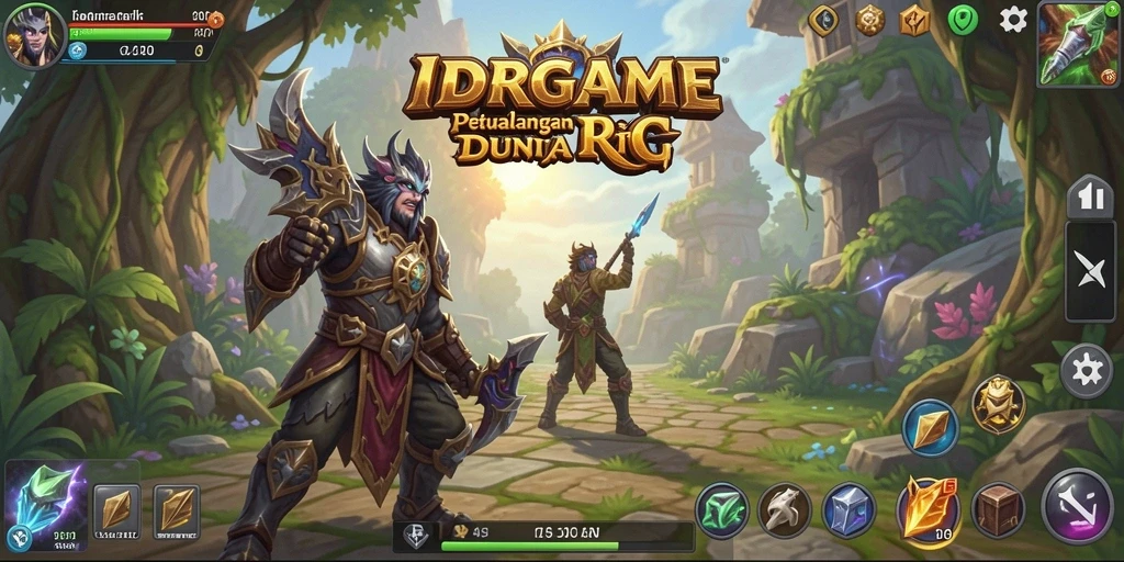 Screenshot menampilkan gameplay dinamis dan grafis memukau IDRGAME.