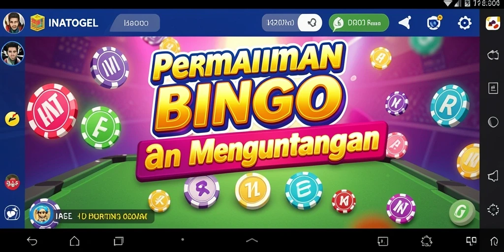 Tampilan menarik dari gameplay Bingo INATOGEL yang seru dan interaktif.
