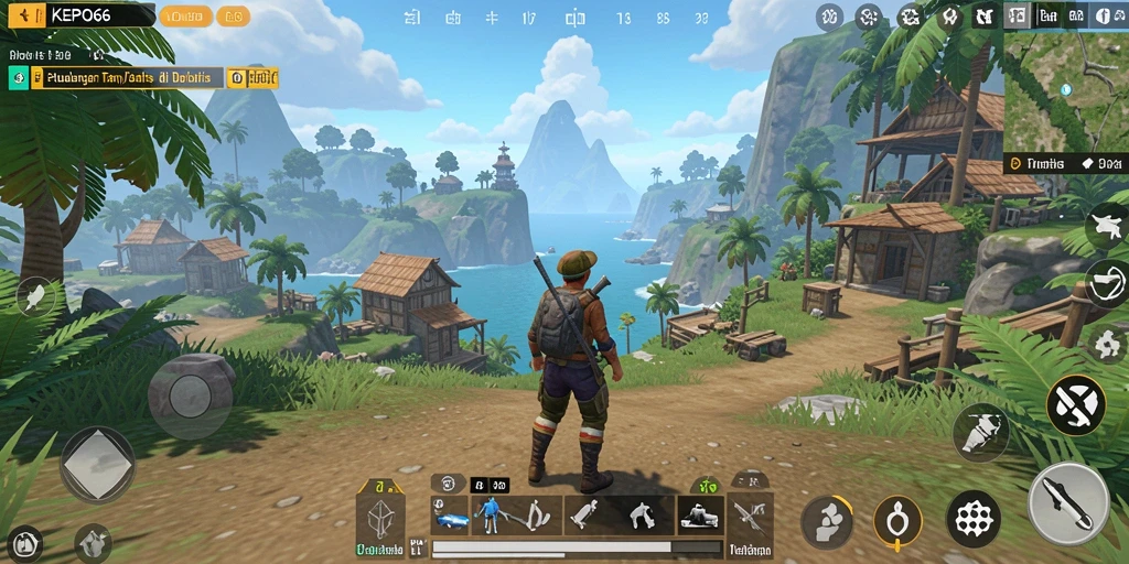 Gameplay menakjubkan yang memperlihatkan dunia terbuka di KEPO66.