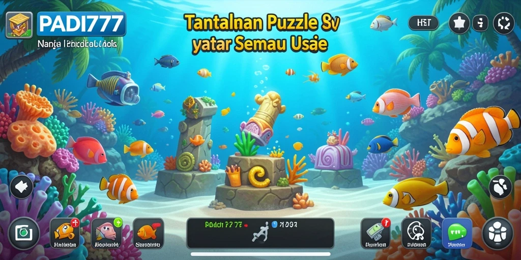 Screenshot gameplay PADI777 yang menunjukkan berbagai tantangan Puzzle.