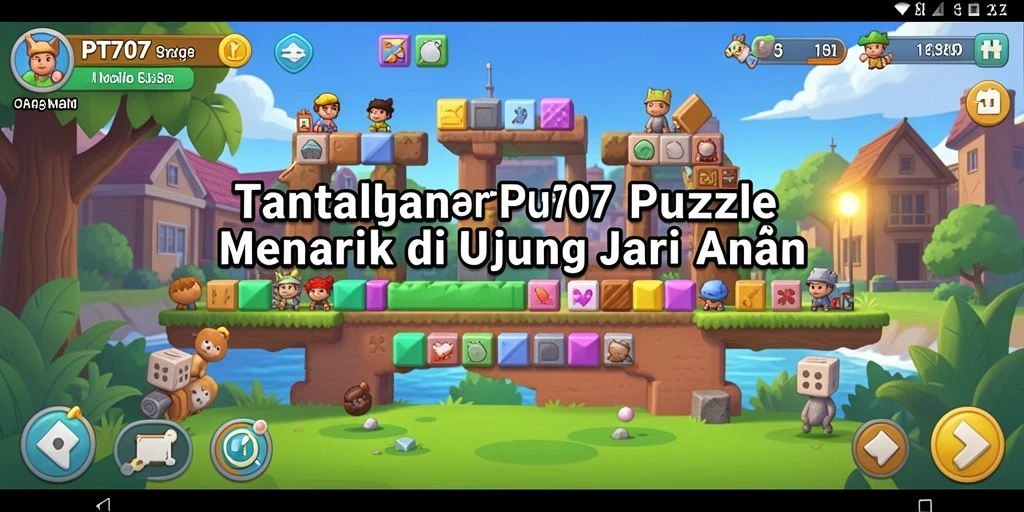 Potongan puzzle yang menarik dalam gameplay PT707.