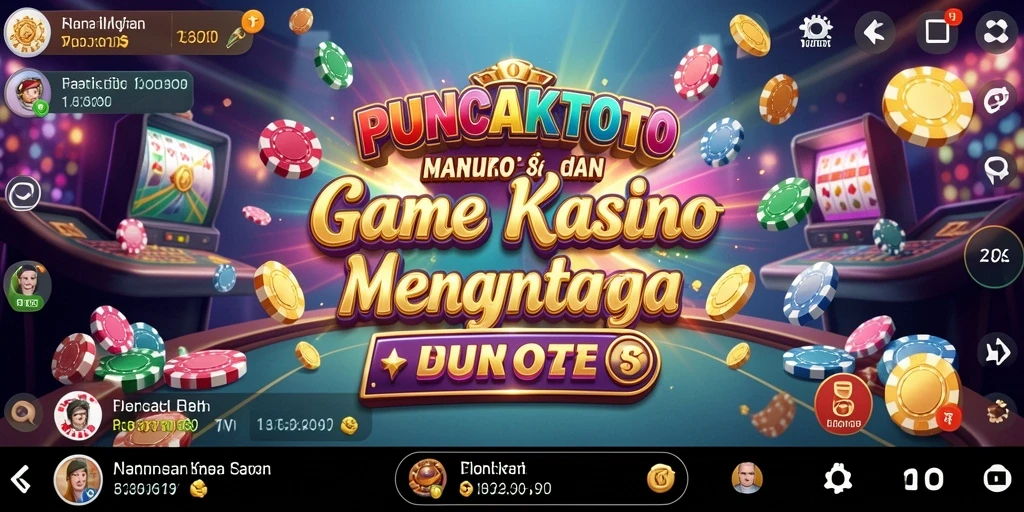 Gameplay seru PUNCAKTOTO yang memikat pemain Kasino.