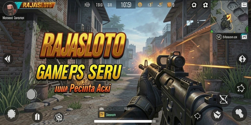Gameplay menarik dan aksi menegangkan dalam RAJASLOTO.