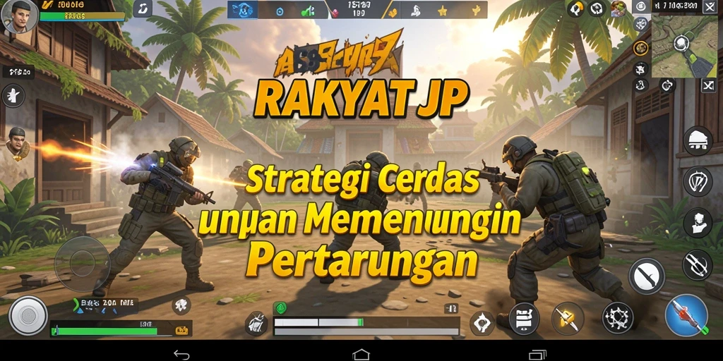 Screenshot gameplay RAKYATJP yang menunjukkan strategi yang menegangkan.