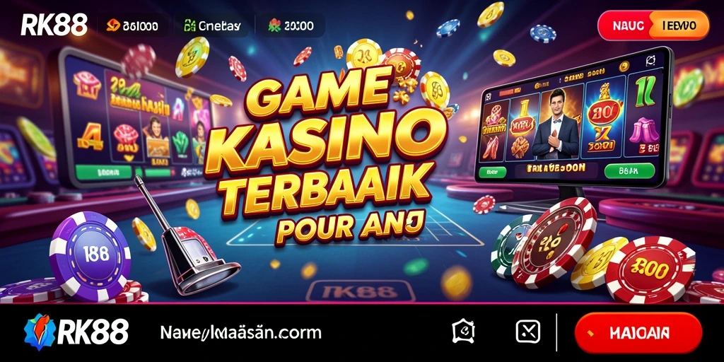 Tampilan gameplay RK88 yang menakjubkan dan menarik untuk permainan Kasino.