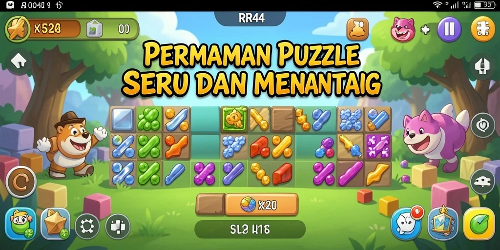 Tampilan gameplay RR44 yang menantang dan menarik.